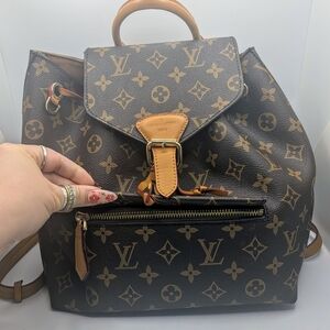 Louis Vuitton Monogram Brown Backpack